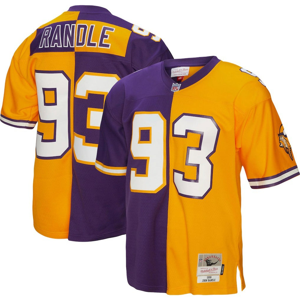 Minnesota Vikings Mitchell & Ness John Randle  1998 Split Legacy Replica Jersey