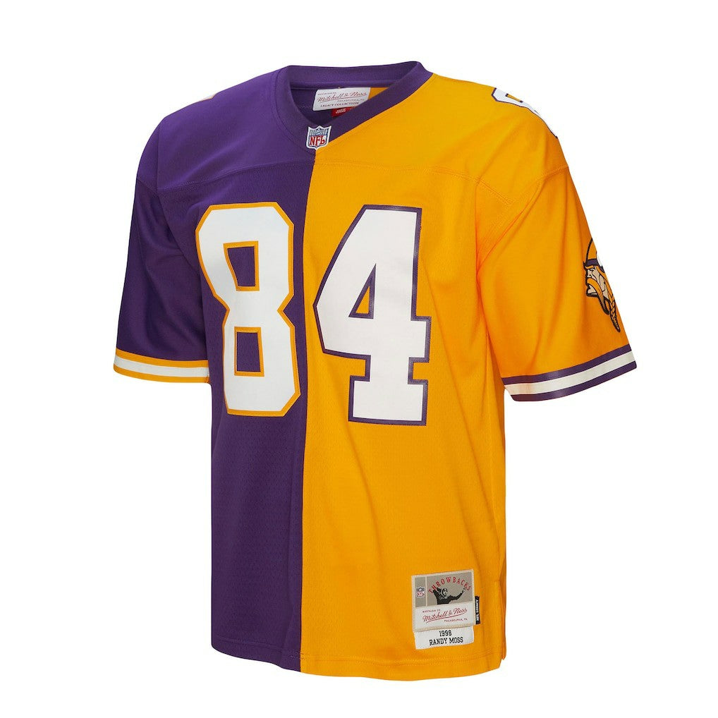 Minnesota Vikings Mitchell & Ness Randy Moss  1998 Split Legacy Replica Jersey