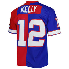 Buffalo Bills Mitchell & Ness Jim Kelly  1990 Split Legacy Replica Jersey