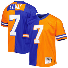 Denver Broncos Mitchell & Ness John Elway  1990 Split Legacy Replica Jersey