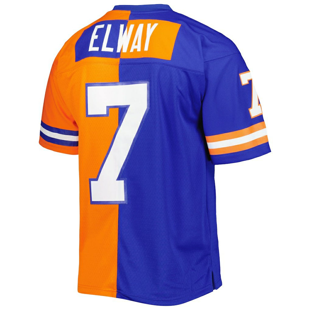 Denver Broncos Mitchell & Ness John Elway  1990 Split Legacy Replica Jersey
