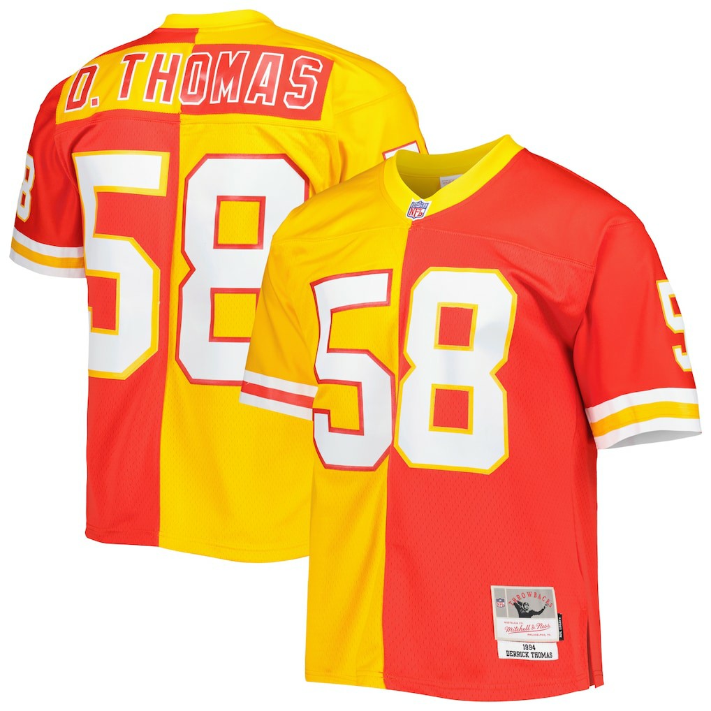 Kansas City Chiefs Mitchell & Ness Derrick Thomas  1994 Split Legacy Replica Jersey