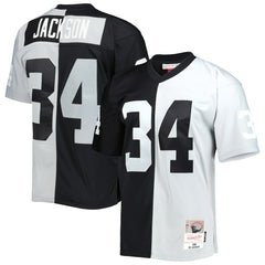 Las Vegas Raiders Mitchell & Ness Bo Jackson  1988 Split Legacy Replica Jersey