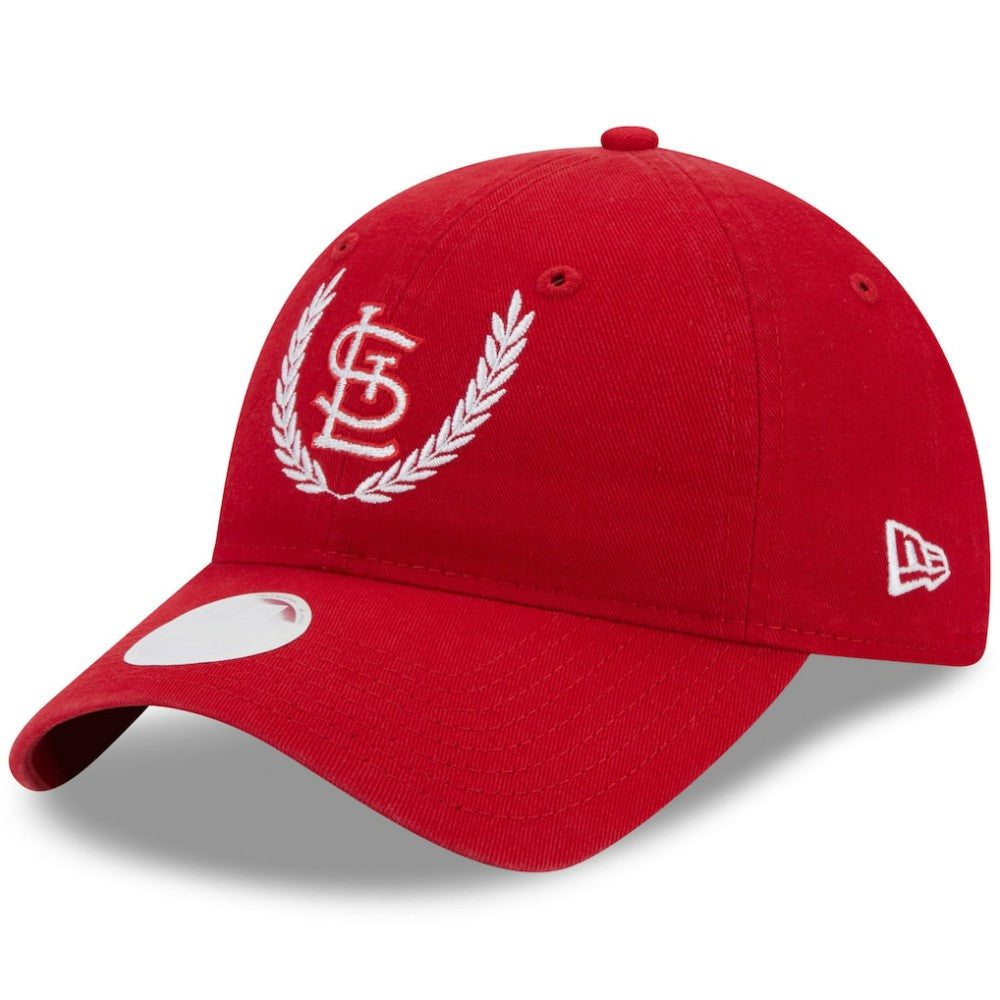 St. Louis Cardinals New Era Women's Leaves 9TWENTY Adjustable Hat | MLB Discount
