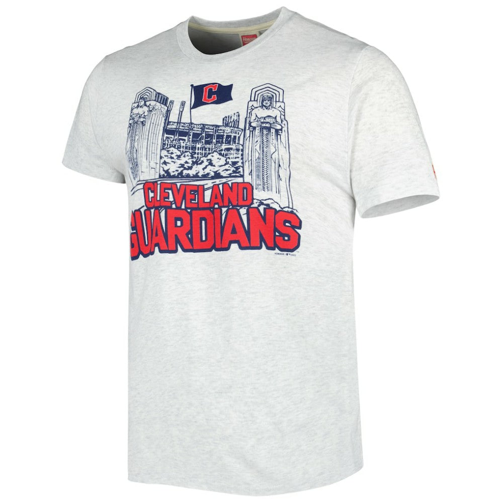 Cleveland Guardians Homage Team Hyper Local Tri-Blend T-Shirt | MLB On Sale