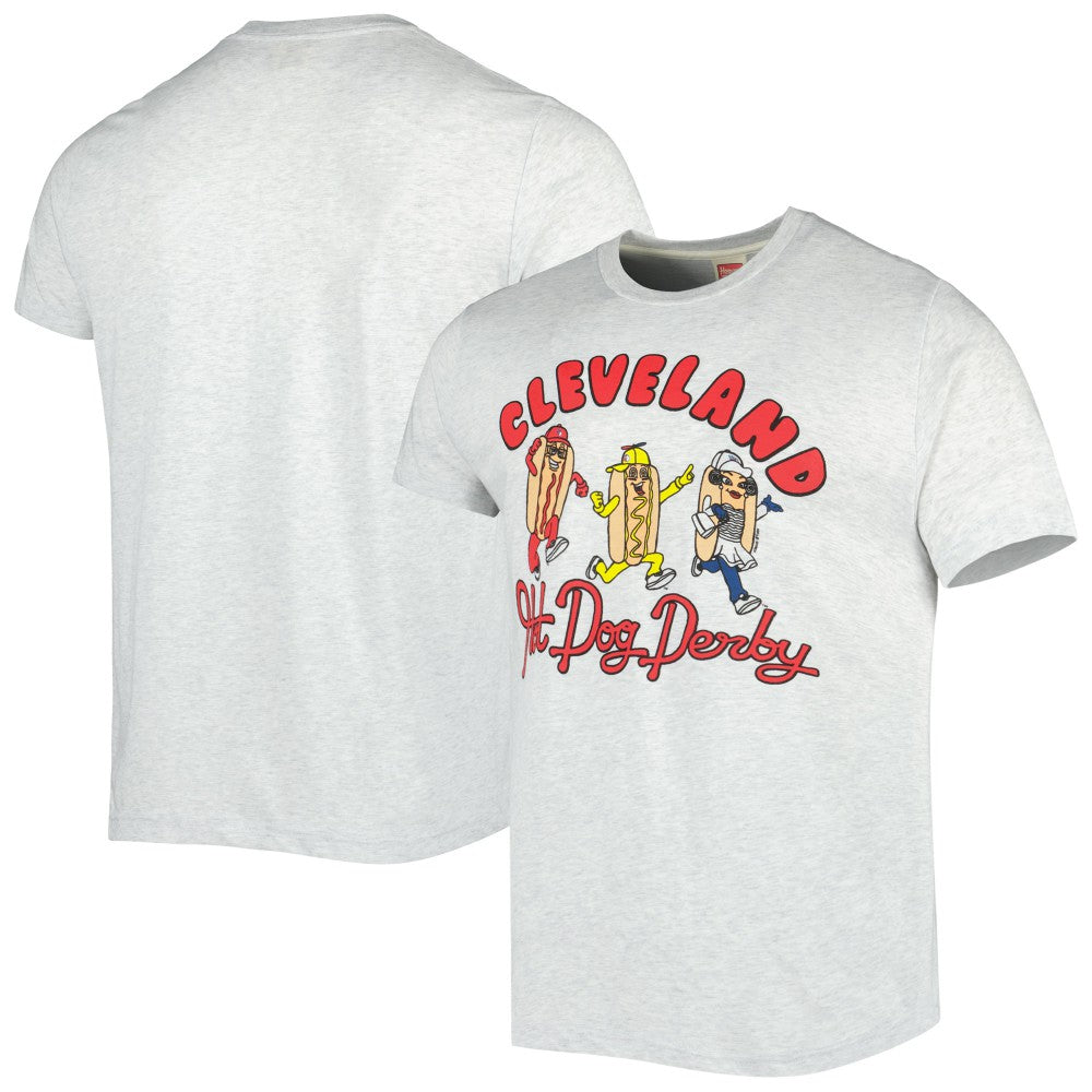 Cleveland Guardians Homage Team Hyper Local Tri-Blend T-Shirt | MLB Shop