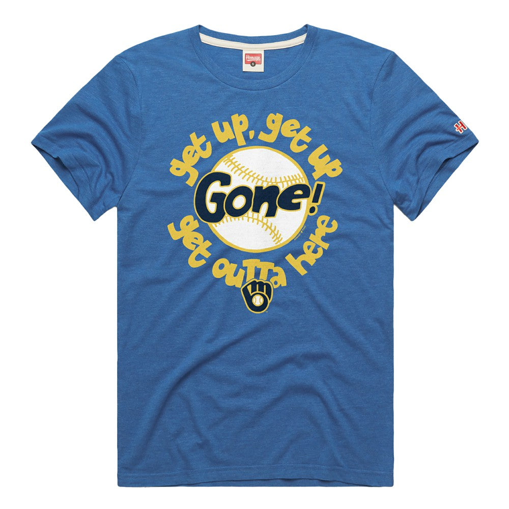 Milwaukee Brewers Homage Hyper Local Tri-Blend T-Shirt | MLB US