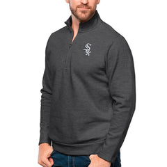 Chicago White Sox Antigua Gambit Quarter-Zip Pullover Top | MLB US
