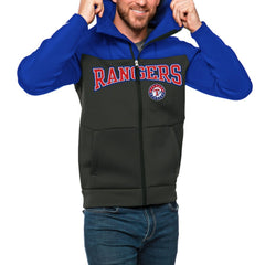 Texas Rangers Antigua Wordmark Protect Full-Zip Hoodie | MLB Near me