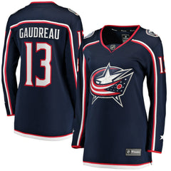 Johnny Gaudreau Columbus Blue Jackets Fanatics Women's Breakaway Player Jersey Outlet