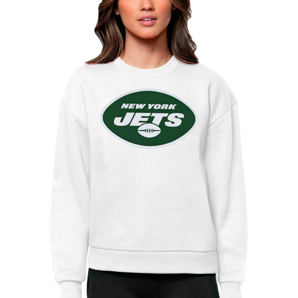 New York Jets  Antigua Women's Victory Logo Pullover Sweatshirt