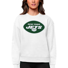 New York Jets  Antigua Women's Victory Logo Pullover Sweatshirt