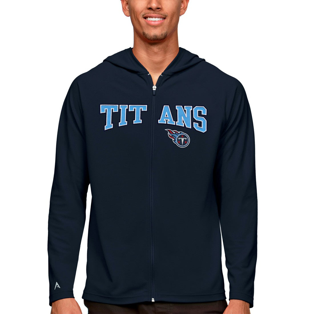 Tennessee Titans  Antigua Legacy Full-Zip Hoodie