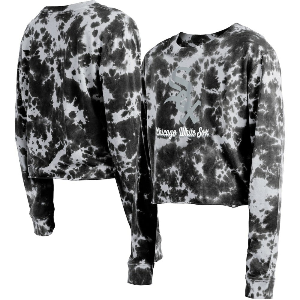 Chicago White Sox New Era Women's Tie-Dye Cropped Long Sleeve T-Shirt | MLB Online