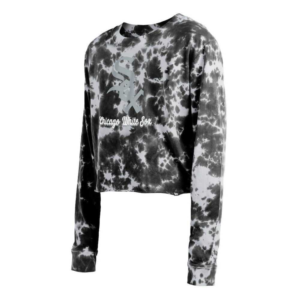 Chicago White Sox New Era Women's Tie-Dye Cropped Long Sleeve T-Shirt | MLB Online