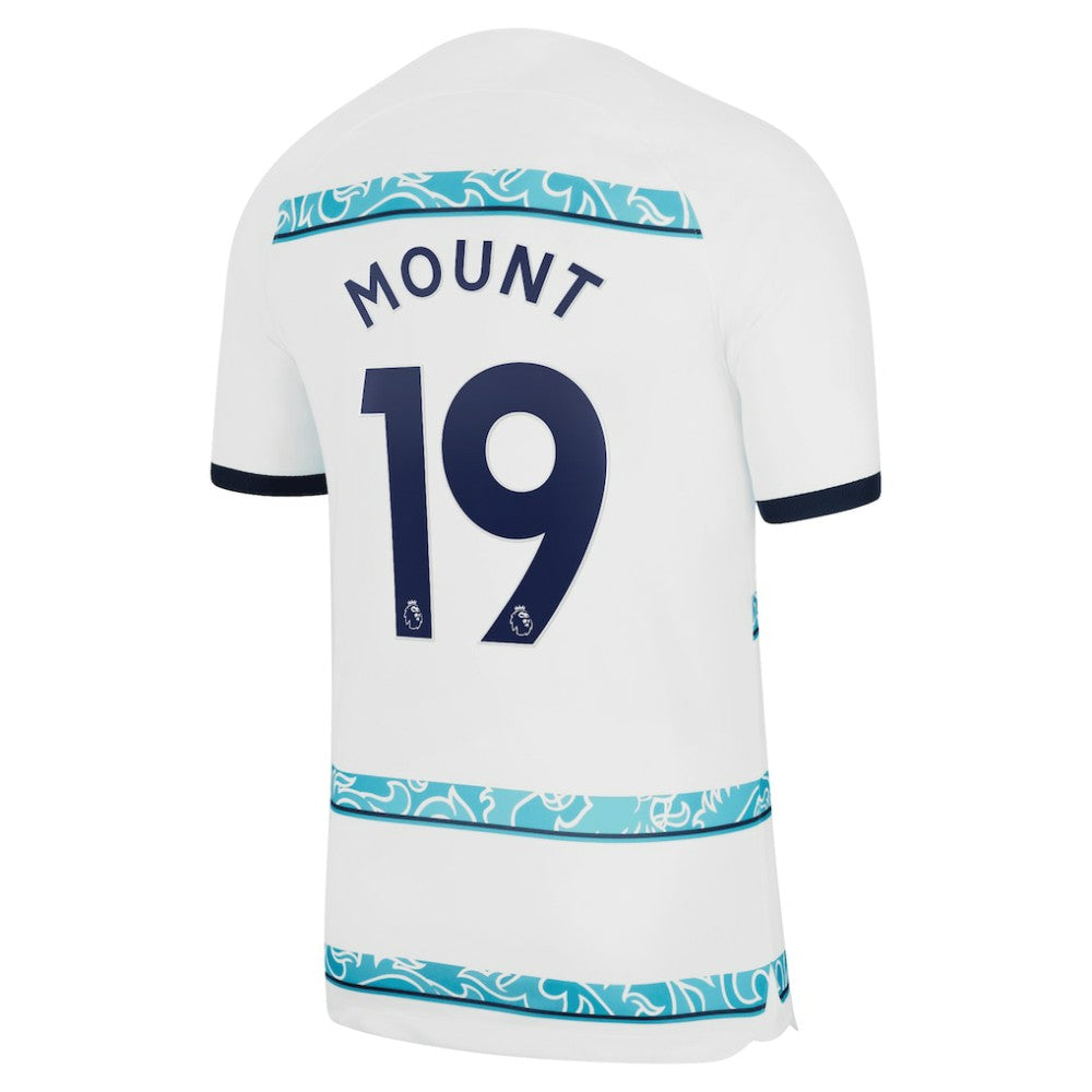 Mason Mount Chelsea 2022/23 Away Breathe Stadium Replica Player Jersey White - Nike