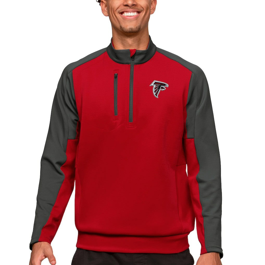 Atlanta Falcons  Antigua Team Quarter-Zip Pullover Top