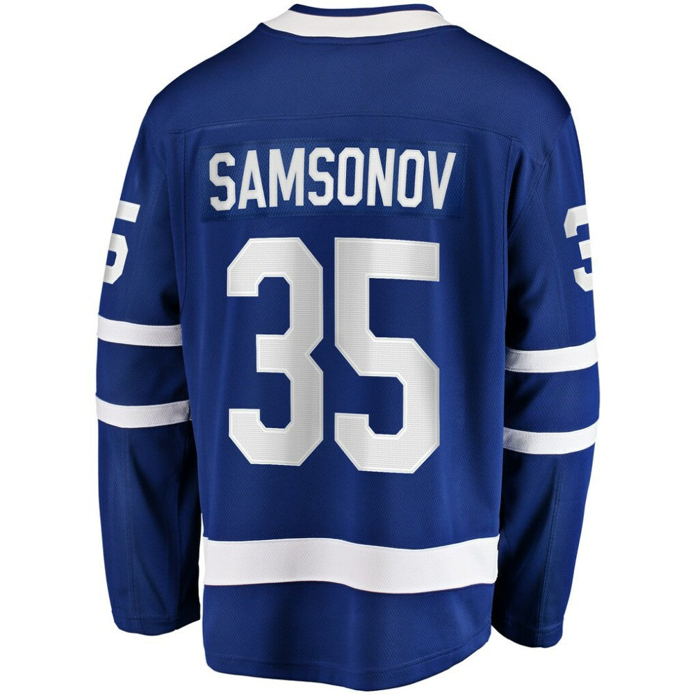 Ilya Samsonov Toronto Maple Leafs Fanatics Home Breakaway Player Jersey Online