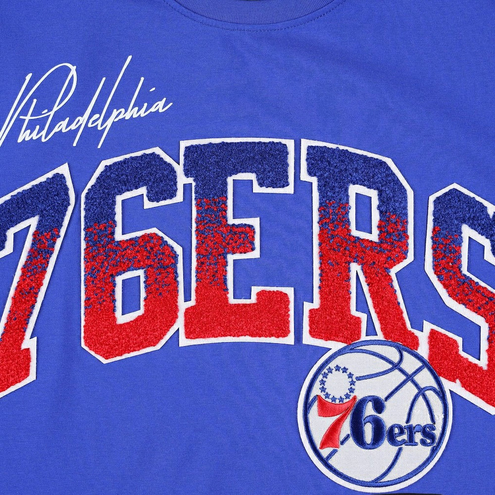 Philadelphia 76ers Pro Standard Hometown Chenille T-Shirt On Sale