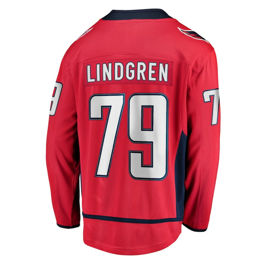 Charlie Lindgren Washington Capitals Fanatics Home Breakaway Player Jersey Discount