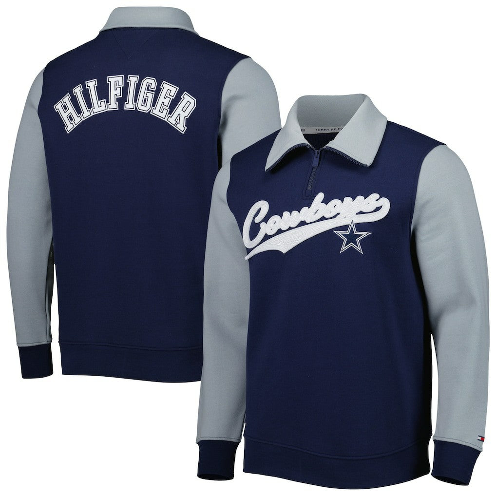 Dallas Cowboys  Tommy Hilfiger Aiden Quarter-Zip Sweatshirt