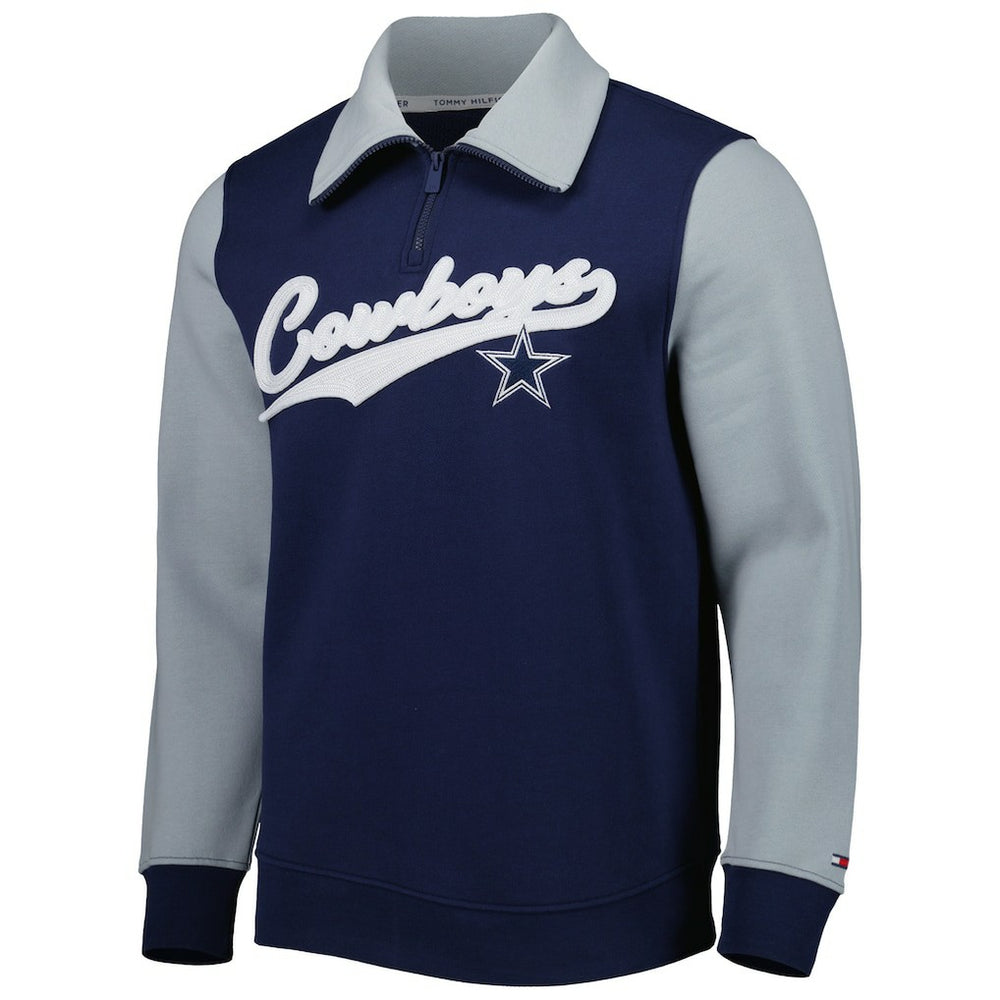 Dallas Cowboys  Tommy Hilfiger Aiden Quarter-Zip Sweatshirt