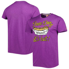 Minnesota Vikings  Homage Dome Dog Hyper Local Tri-Blend T-Shirt