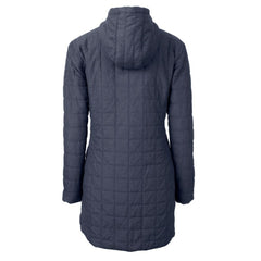 New York Yankees Cutter & Buck Women's Rainier Primaloft Eco Full-Zip Hoodie Long Coat | MLB Sale