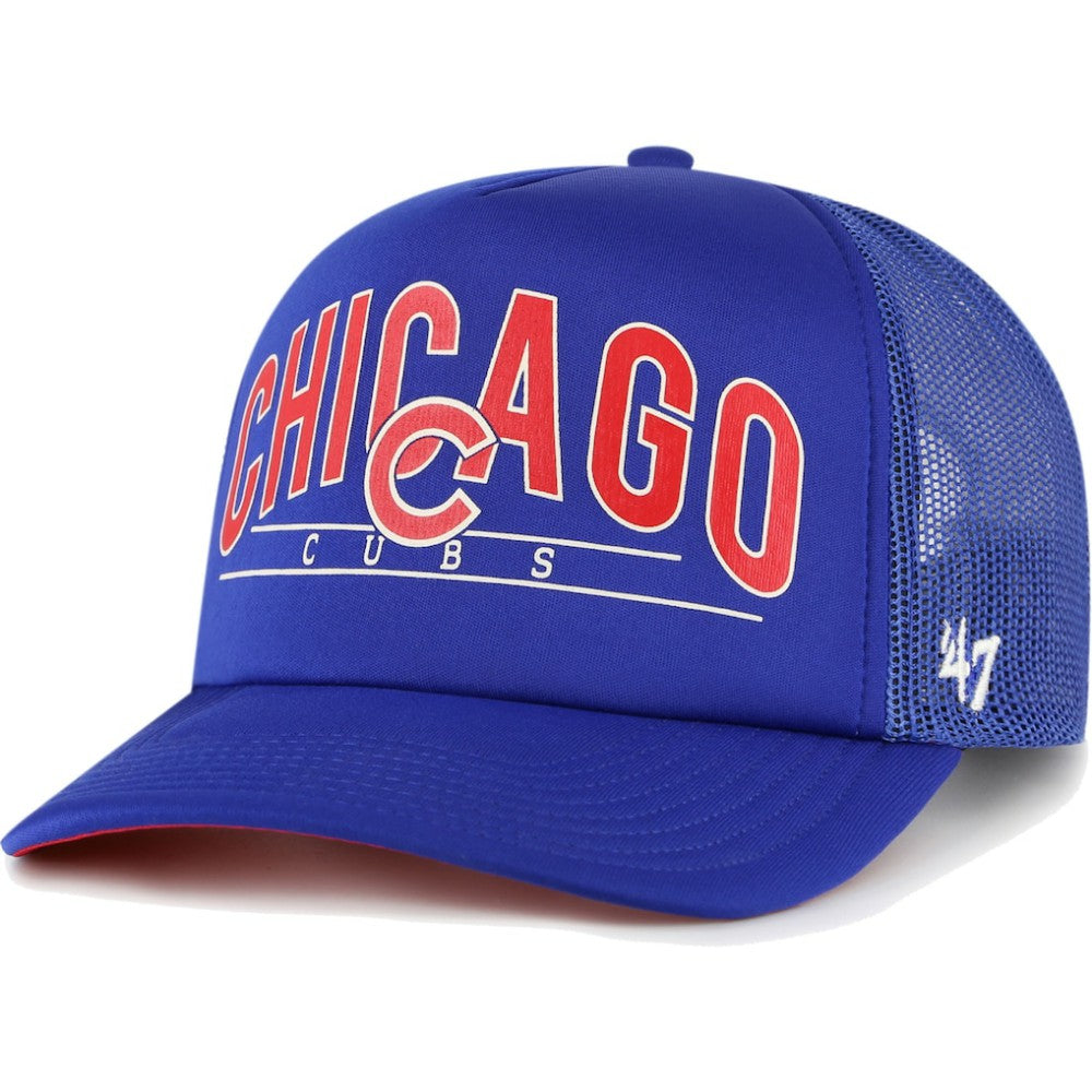 Chicago Cubs '47 Backhaul Foam Trucker Snapback Hat | MLB Shop