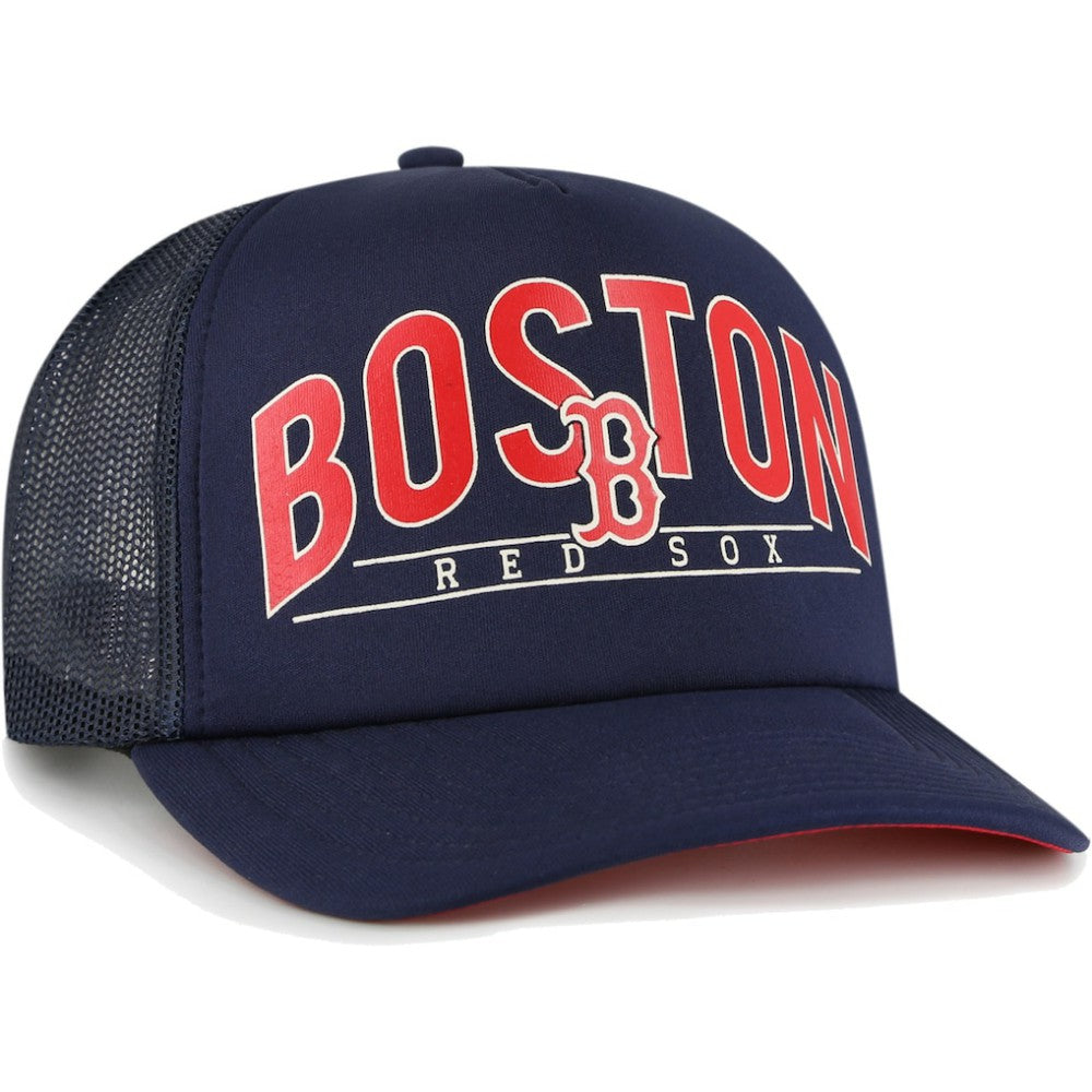 Boston Red Sox '47 Backhaul Foam Trucker Snapback Hat | MLB Outlet