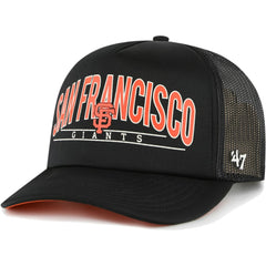 San Francisco Giants '47 Backhaul Foam Trucker Snapback Hat | MLB Discount