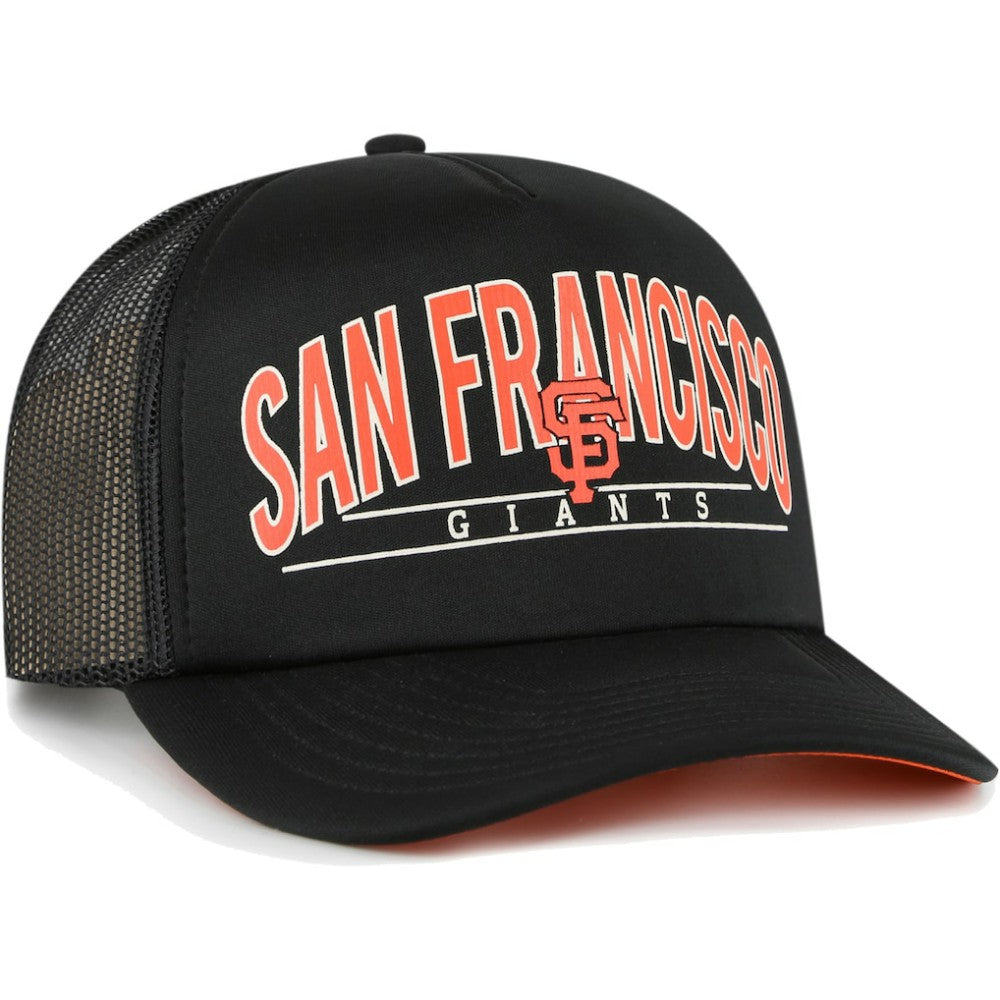 San Francisco Giants '47 Backhaul Foam Trucker Snapback Hat | MLB Discount