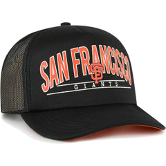 San Francisco Giants '47 Backhaul Foam Trucker Snapback Hat | MLB Discount