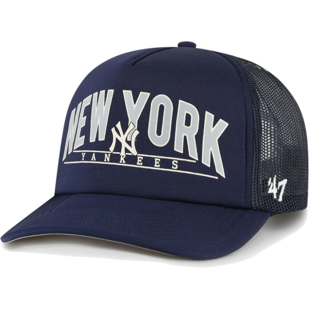 New York Yankees '47 Backhaul Foam Trucker Snapback Hat | MLB Online
