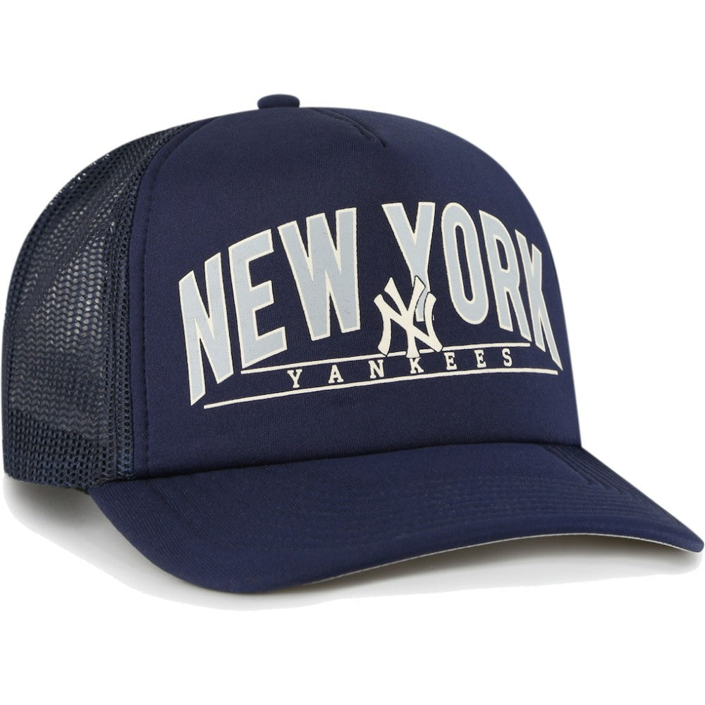 New York Yankees '47 Backhaul Foam Trucker Snapback Hat | MLB Online
