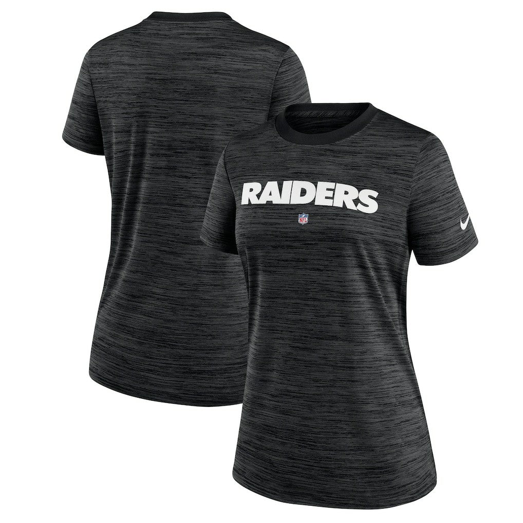 Las Vegas Raiders Nike Women's Sideline Velocity Performance T-Shirt