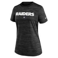 Las Vegas Raiders Nike Women's Sideline Velocity Performance T-Shirt