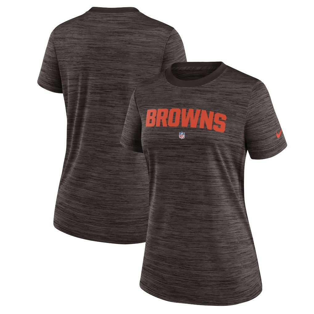 Cleveland Browns Nike Women's Sideline Velocity Performance T-Shirt