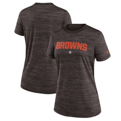 Cleveland Browns Nike Women's Sideline Velocity Performance T-Shirt