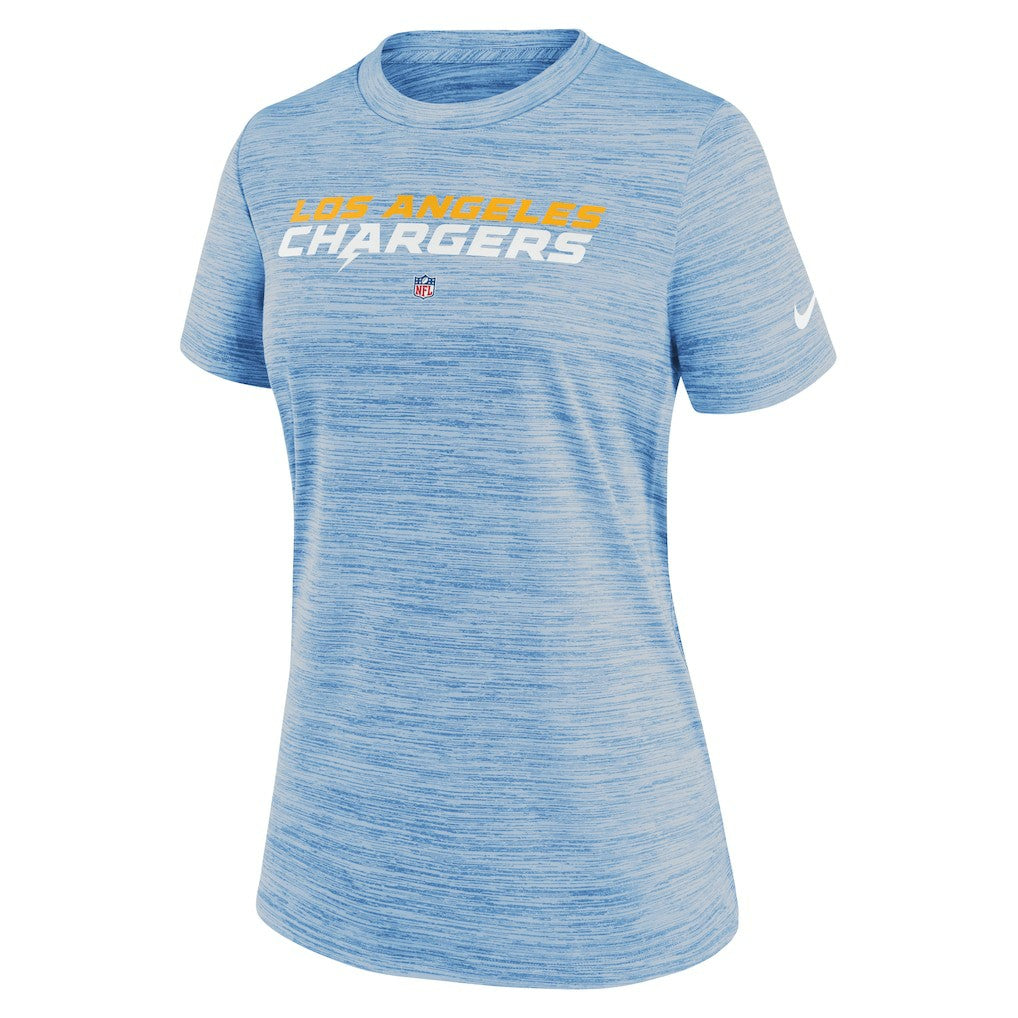 Los Angeles Chargers Nike Women's Sideline Velocity Performance T-Shirt