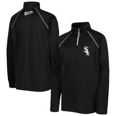 Chicago White Sox Stitches Youth Team Raglan Quarter-Zip Jacket | MLB Outlet