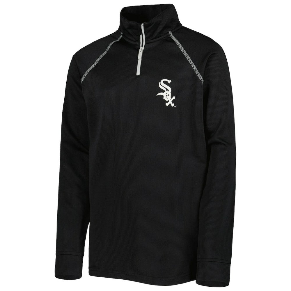 Chicago White Sox Stitches Youth Team Raglan Quarter-Zip Jacket | MLB Outlet
