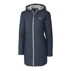 Denver Broncos  Cutter & Buck Women's Rainier Primaloft Eco Hooded Long Lightweight Coat