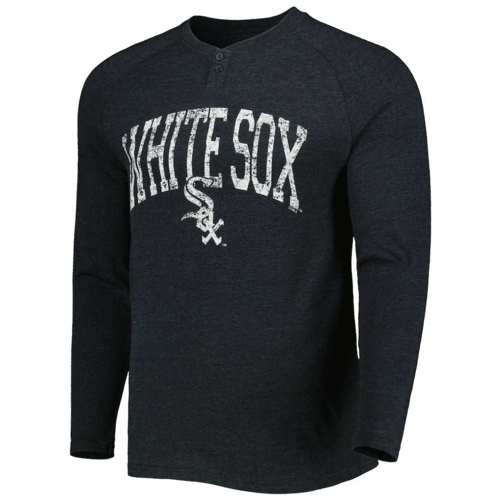 Chicago White Sox Concepts Sport Inertia Raglan Long Sleeve Henley Top | MLB New