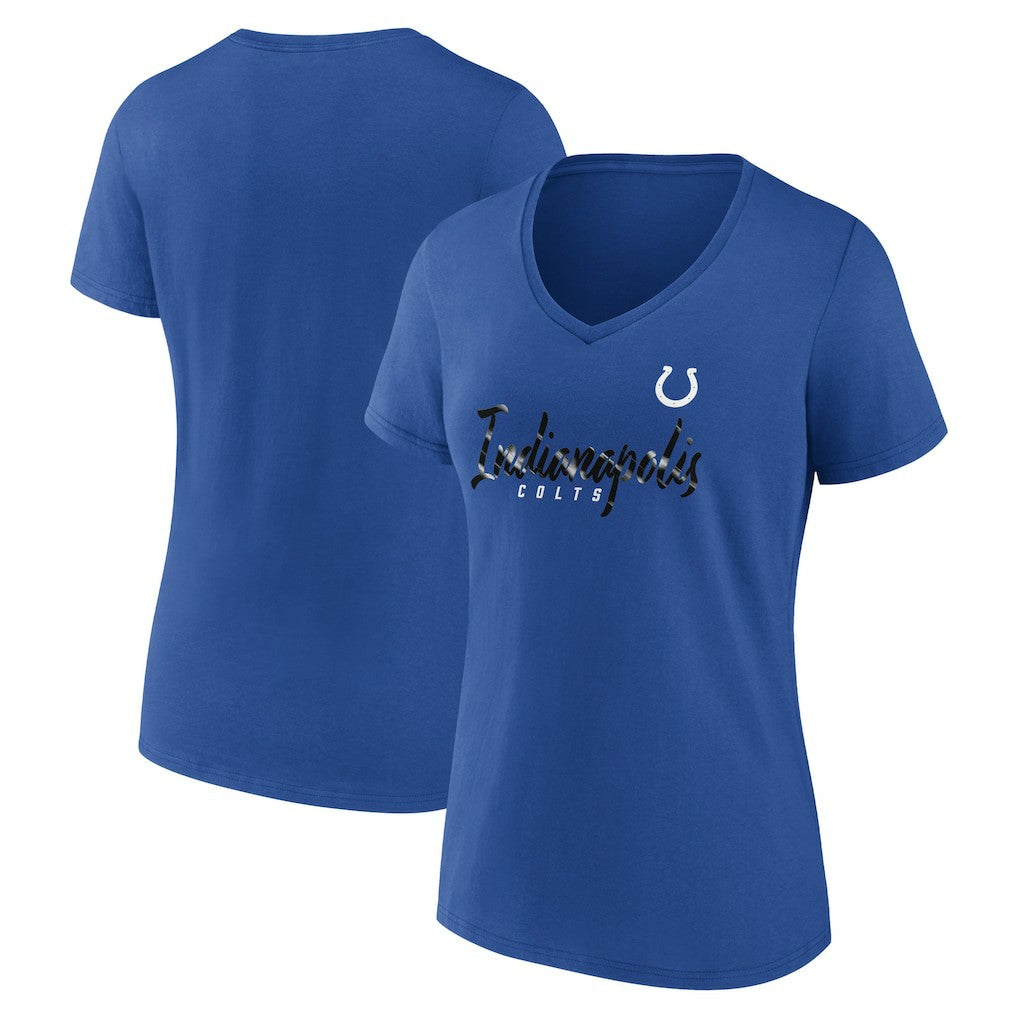 Indianapolis Colts Fanatics Women's Shine Time V-Neck T-Shirt