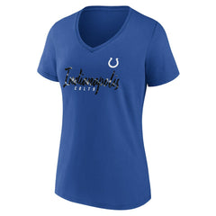 Indianapolis Colts Fanatics Women's Shine Time V-Neck T-Shirt