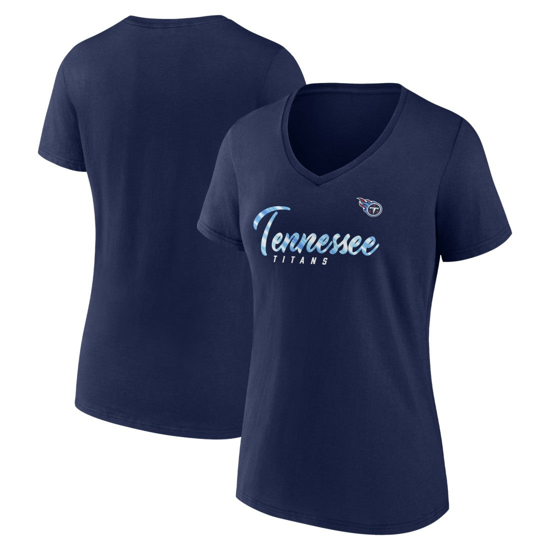 Tennessee Titans Fanatics Women's Shine Time V-Neck T-Shirt
