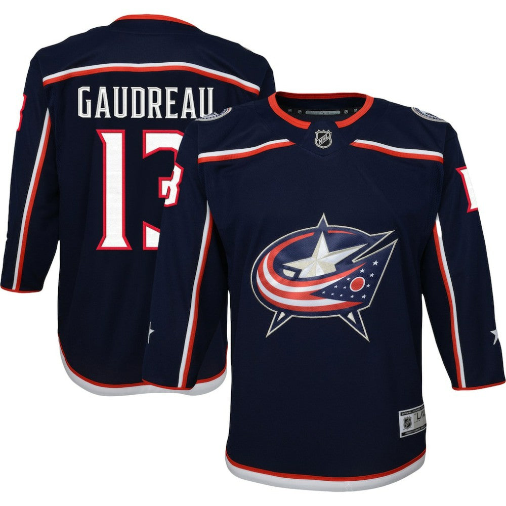Johnny Gaudreau Columbus Blue Jackets Youth 2022/23 Premier Player Jersey Sale