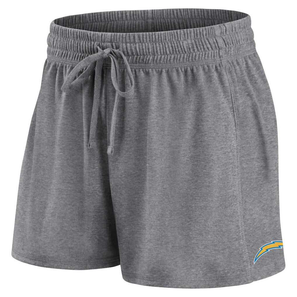 Los Angeles Chargers Fanatics Women's Script T-Shirt & Shorts Lounge Set
