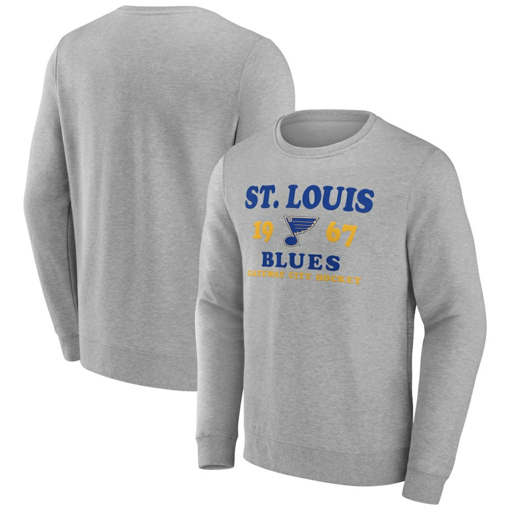 St. Louis Blues Fanatics Fierce Competitor Pullover Sweatshirt Online